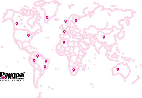 Carte des destinations